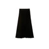 FRAY ID. Jupe plissée en maille pour femme FWFS234002, Noir