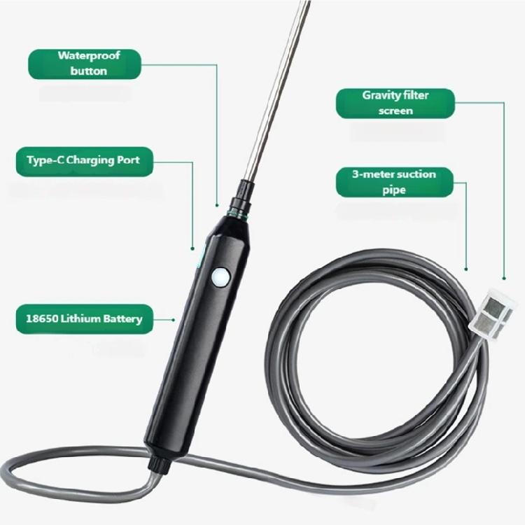 Garden Watering Tool Electric Sprayer 3 Nozzles USB Rechargeable Lightweight Plastic for Adjustable Sprayer Irrigation