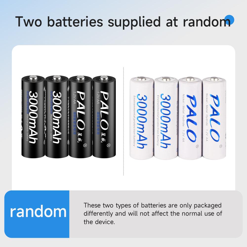 High Capacity 3000mAh 1.2V AA Rechargeable Batteries + 1100mAh 1.2V AAA Battery NI-MH AA AAA Rechargeable Battery with Box