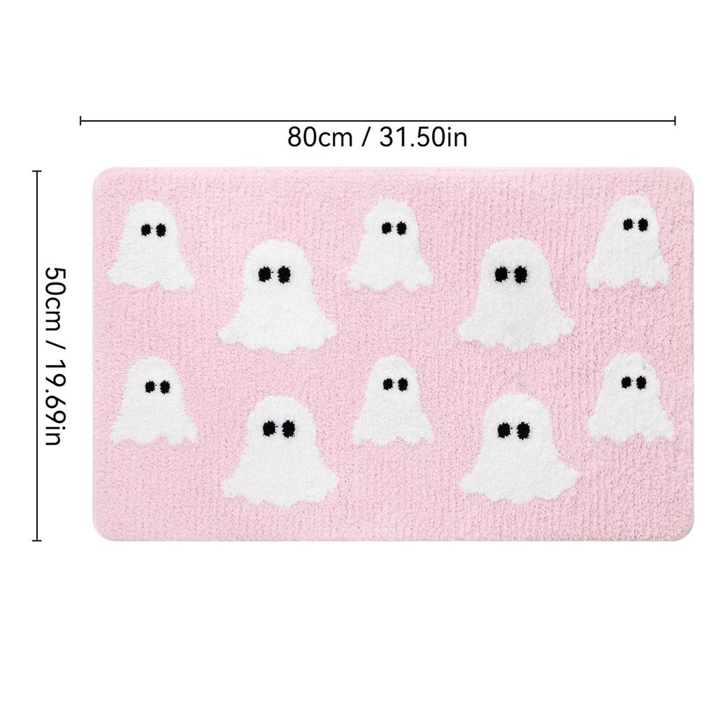 Ghost In The Night Doormat Non-Slip Entrance Bathroom Floor Door Mats Halloween Rug Carpet Footpad Kitchen Faucet Placemat