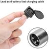 Female Plug Socket Mobility Scooter Panel Mount Port with Protective Cover Easy Installation Replacement Accessories