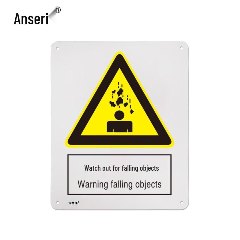 Caution Falling Objects Safety Sign