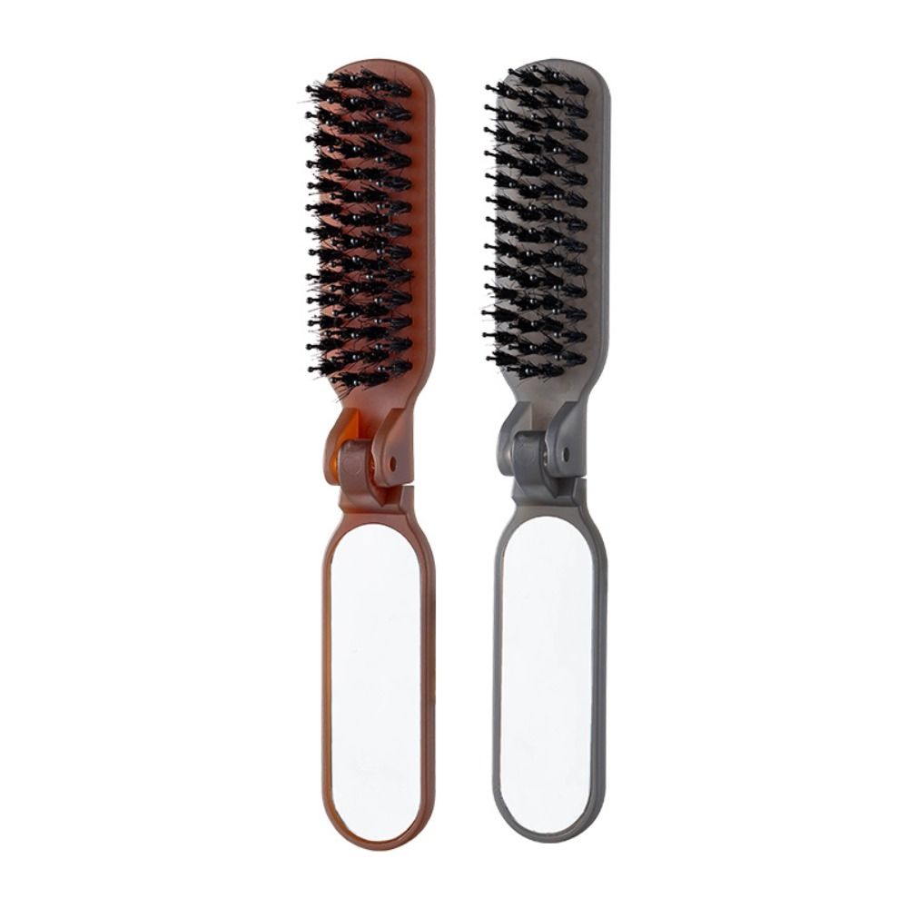Anti Static Massage Hair Comb Boar Bristle Integrated Styling Combs Travel Hairdressing Supplies