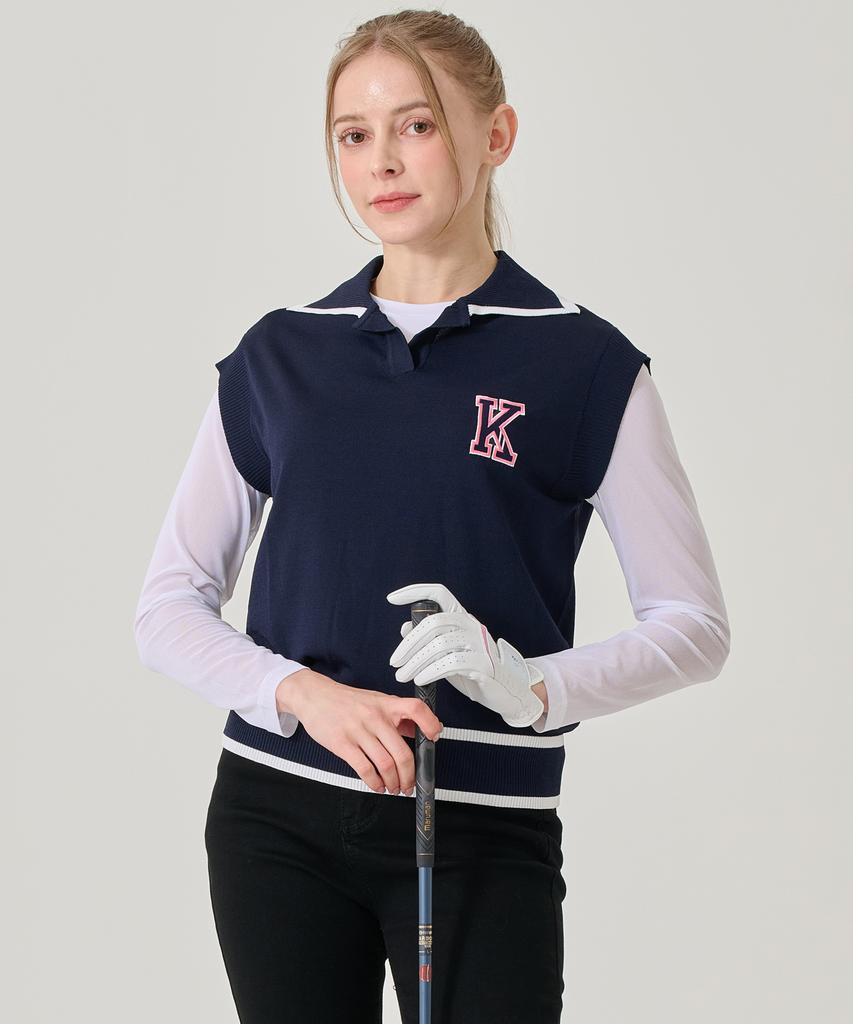 BILTMORE Women'S Golf Glory Collar Sleeveless Knit