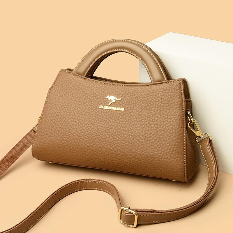 New large-capacity women's bag simple and versatile medium mother shoulder crossbody handbag casual handbag bag