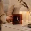 Minimalist Table Clock Acrylic Silent Desk Clock Contemporary Decorative Ornament for Bedroom Living Room