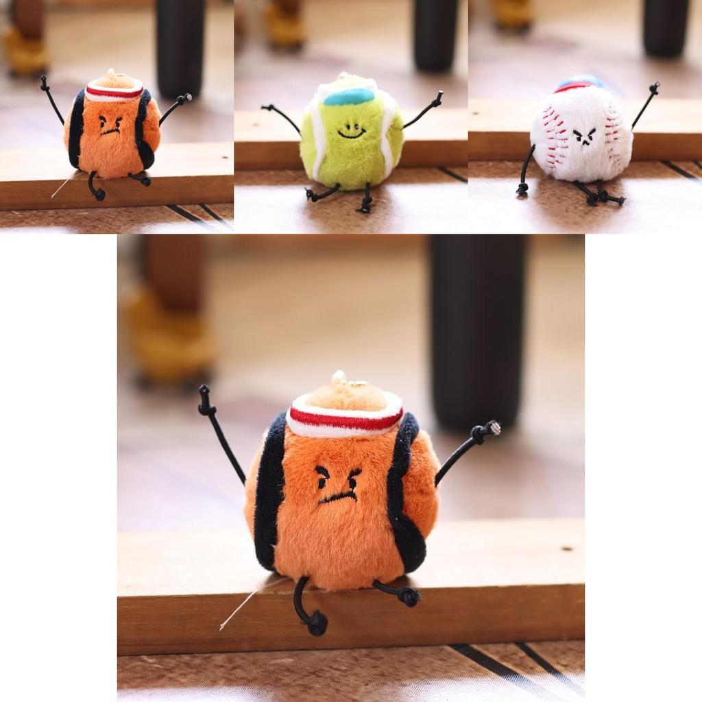 Plush Basketball Keychain With Soft Short Pile For Sports Fans And Bookbags