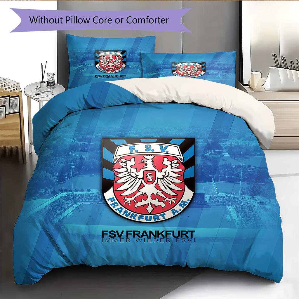 FSV Frankfurt Pattern Bedding Quilt Set  Home Decoration  Gift (1 * Duvet Cover + 2 * Pillowcase  Without Core).xwn