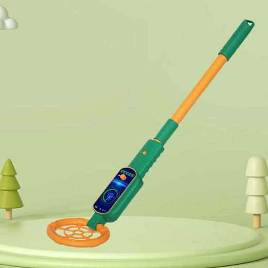 Kids Metal Detector with Light Sound Retractable Handle Handheld Metal Finder Tool Toddlers Outdoor Activity Beach STEM Toy Boys Girls Gift