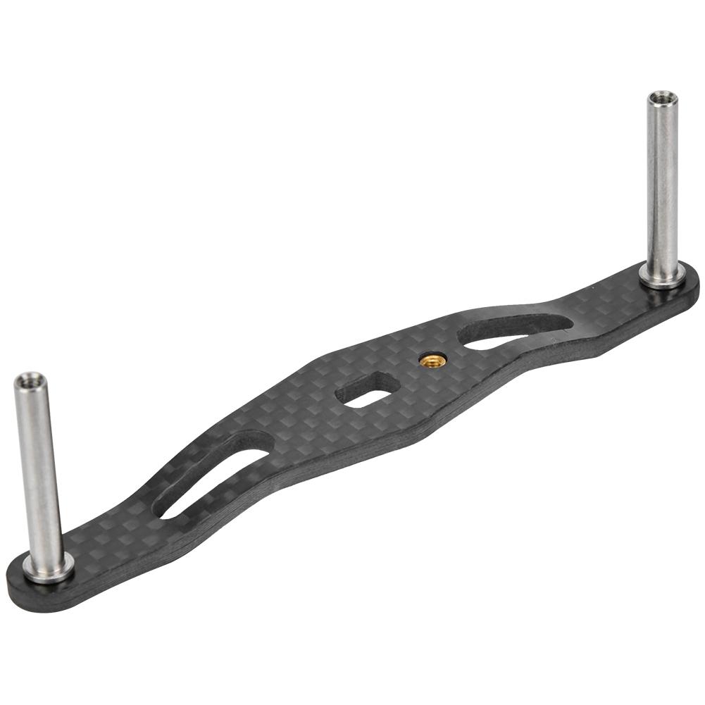 Carbon Fiber Replacement Fishing Water Drop Reel Handle Rocker for Baitcasting(B 95mm)