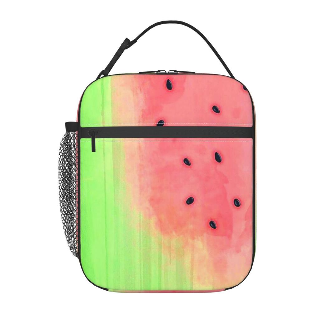 Summer Fresh Watermelon Fruit Insulated Lunch Bag for Kids School Cooler Thermal Food Box Tote Portable Lunch Boxes Container