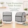 Soft Lined Overlock Machine Protective Cover Protective Case for Singer/Brother Tool Organization