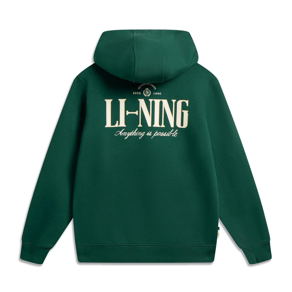 Li Ning Sports Lifestyle Series Back Letter Hoodie Soft Versatile Simple Sweatshirt Men hoodies AWDW129-4