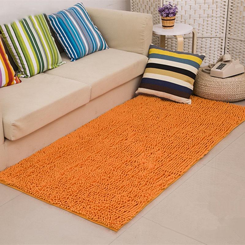 Shaggy Long Microfiber Non Slip Absorbent Bath Mat Bathroom Shower Carpet Rugs