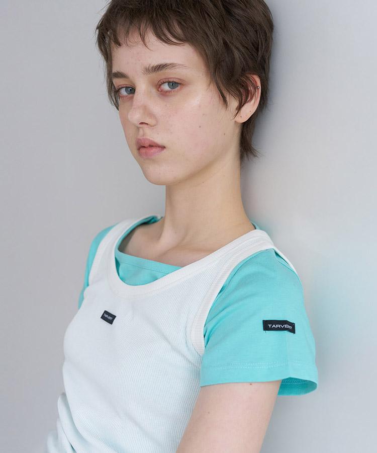 TARVERT Base Layered T-Shirt - Mint