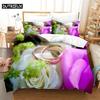 Luxury Rose Queen Bedding Set Duvet Cover Set Bedding Comforter Bedding Sets Bed Linen King Size Duvet Cover Bedding Set
