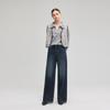 Women's Retro High-Waist Wide-Leg Jeans FXKL3119