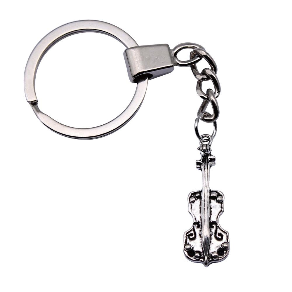 Sports Charm Keychain Music Pendant Party Gifts Key Holder 30mm Ring