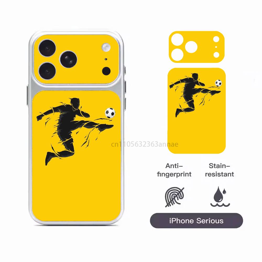 Feuer Fußball Fußball Ball HD/Matt Vollabdeckung Folien Für iPhone 17 Pro Max 17 Pro