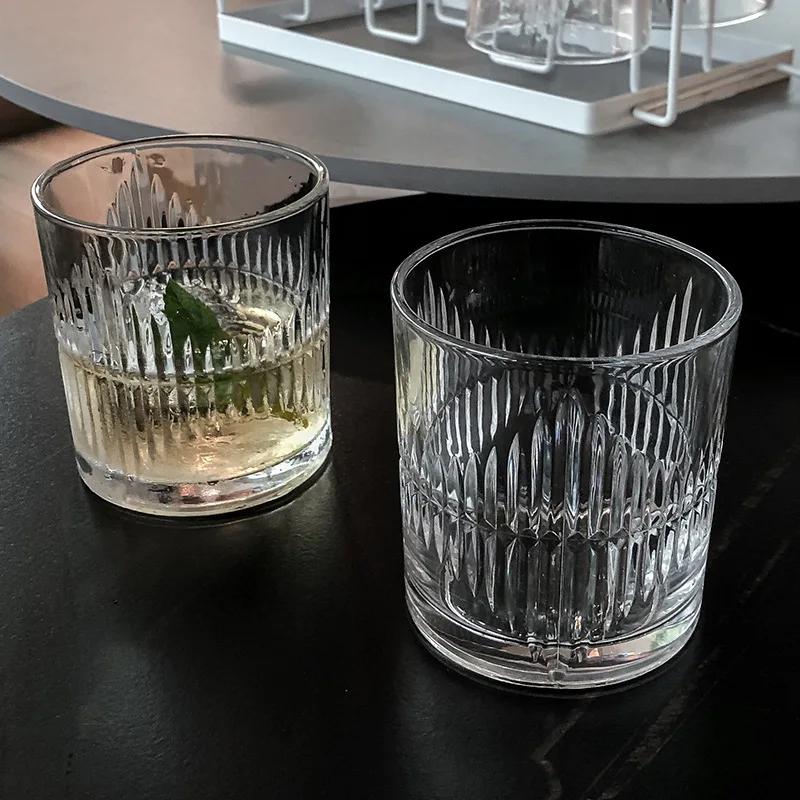 2 Stück/1 Stück Whiskeybecher 335 ml Trinkgeschirr Brandyglas Transparentes Ausländisches Weinglas Cocktailglas für Bar Zuhause Weingeschirr Bierglas