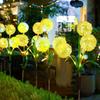Solar Three-Head Dandelion Garden Stake Light