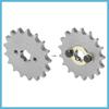 BULLSPANN Fitting Screw Metal Titanium Tone Motorcycle Sprocket Front Engine Sprocket 428 Chain 17T 17mm Replacement Parts Accessories