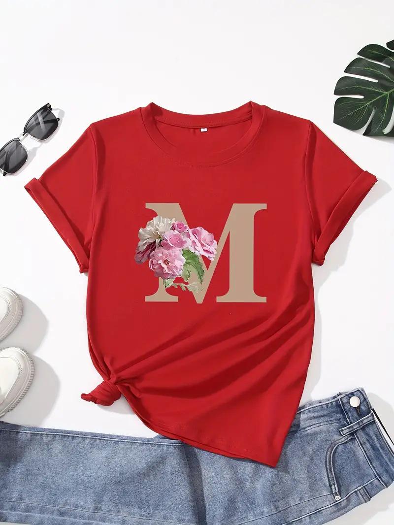 

Новые женские топы с принтом с коротким рукавом в европейском и американском стиле 2024 XXXL красный