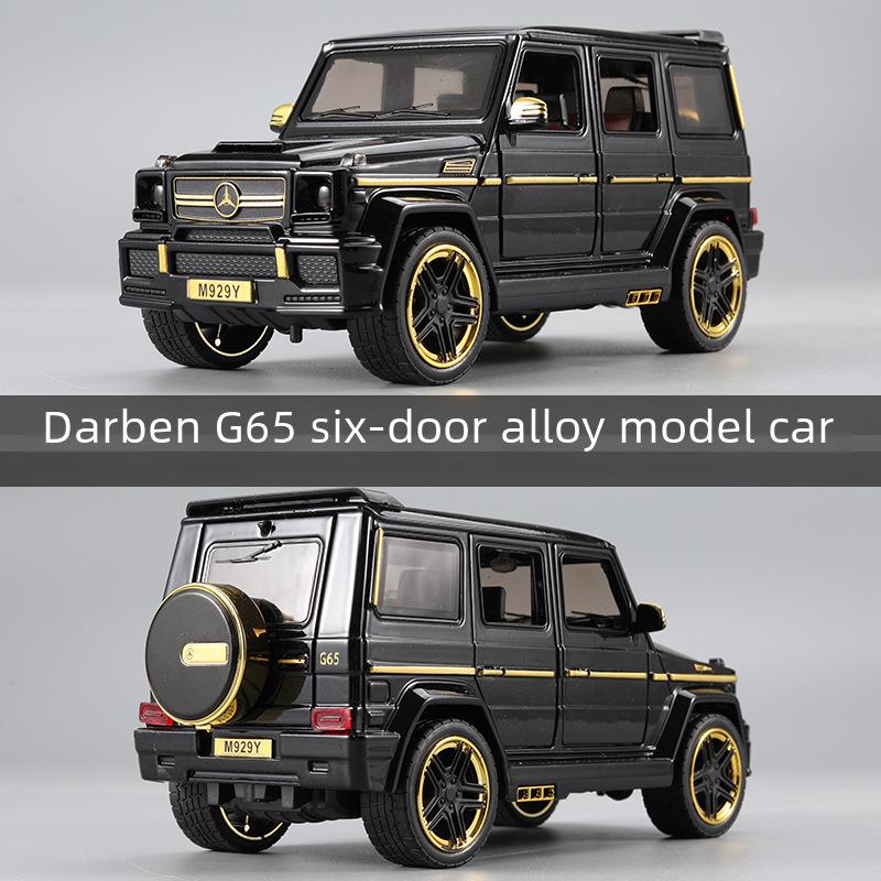Large 1:24 Mercedes-Benz G65 Alloy Car Model with Sound and Light, Pull-Back, for Boys - Hot Sale In Taiwan Province.
