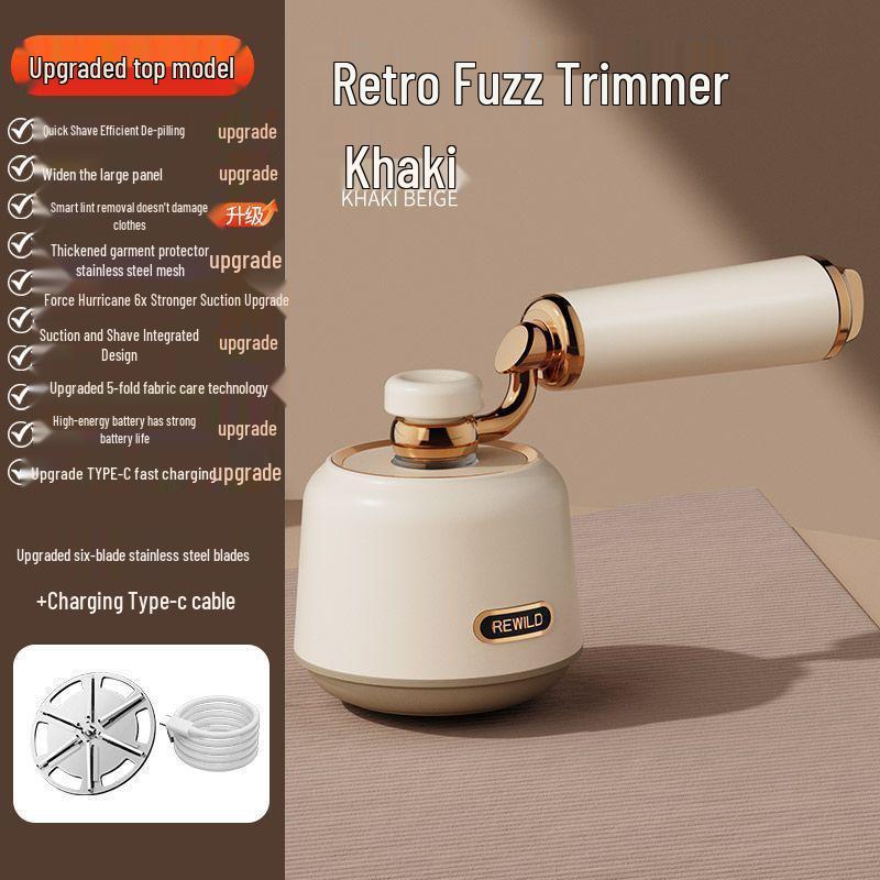 Rechargeable Digital Fabric Shaver with Display