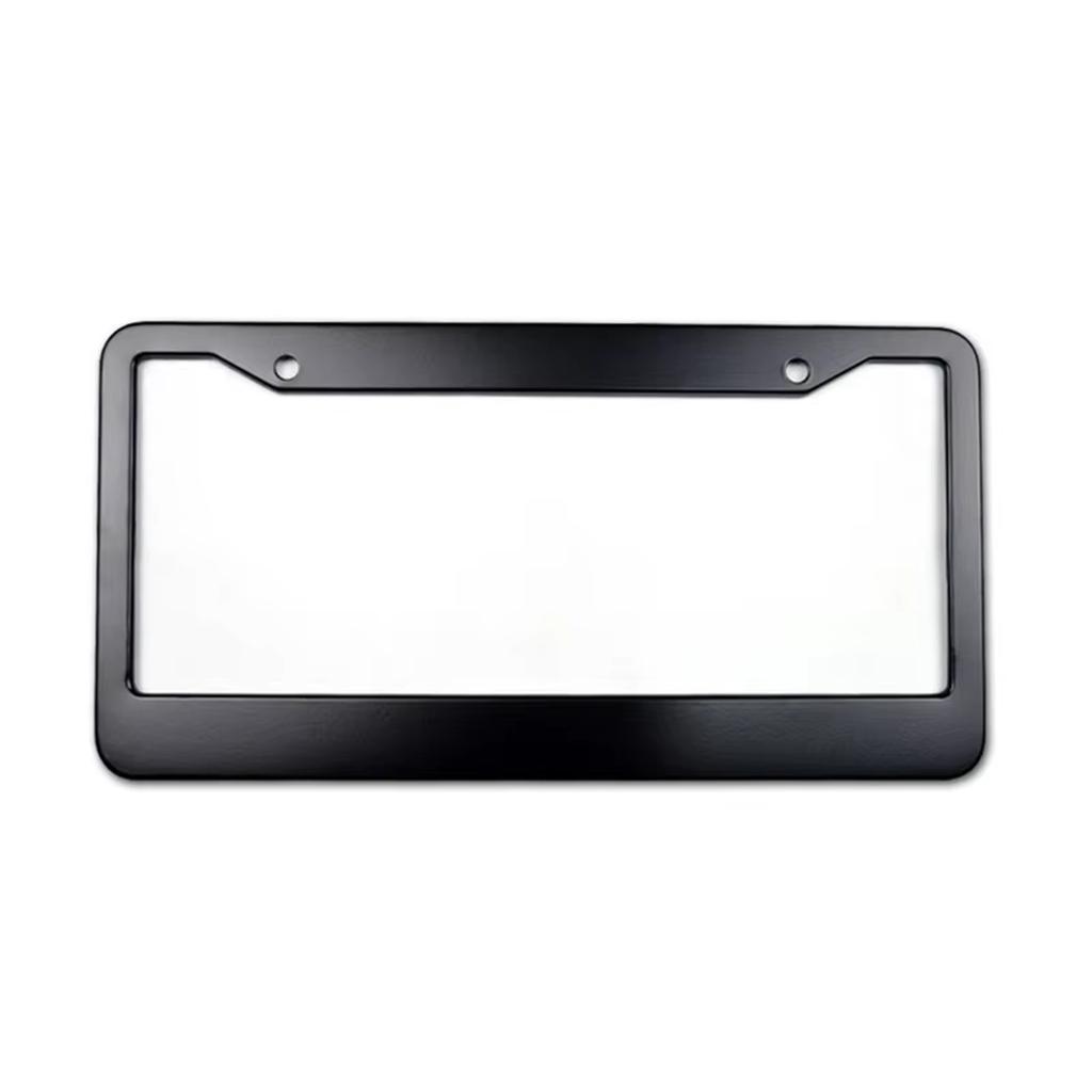 Alloy License Plate Frames 2 Screw Holes / Black/ Blue/ Purple/ Red/Golden Design Custom USA Standard