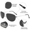 MAXJULI Baby Sea Aviator Sunglasses for Small to Medium Face 8017