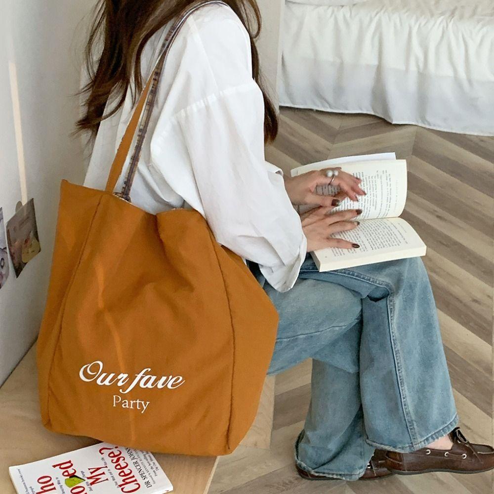 

Sausage Dog Dog Tote Bag Nylon Canvas Underarm Bag Temperament Plaid Shoulder Bag Ladies бежевый