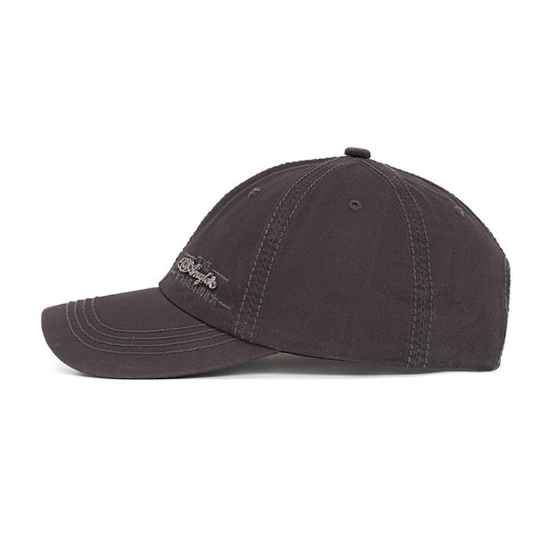 Casquette de baseball en coton pour hommes, dessus souple, casquette à lettre brodée, chapeau d'été pour sports de plein air, pare-soleil