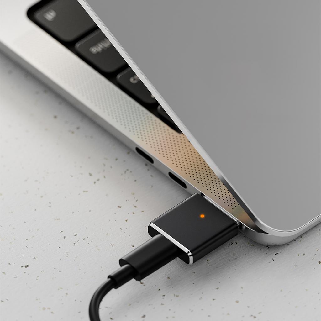 USB C to Mag 3 Converter Magnetic USB C Adapter Laptop 100W Fast Charging Connector Adaptor for Air 13 inch M2Chip 2022