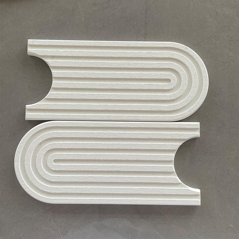 Faucet Mats for Kitchen Sink Water Absorbent Stone Sink Tray Fast Drying Sink Faucet Diatomite Mats for Bathroom Counter