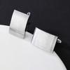 Lightweight Ergonomic Business Cufflinks Mirror Polished Copper Accessories Comfortable Cufflinks For All Day Comfort