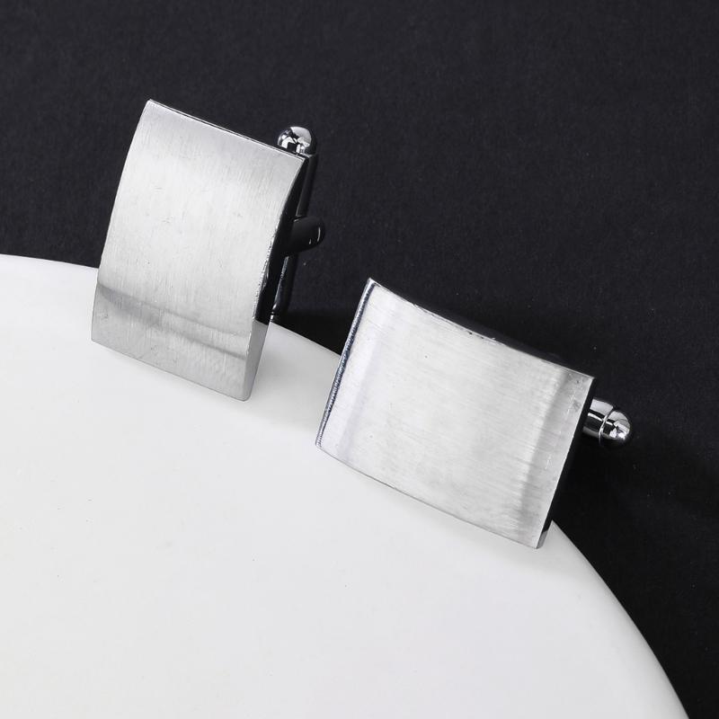 Lightweight Ergonomic Business Cufflinks Mirror Polished Copper Accessories Comfortable Cufflinks For All Day Comfort
