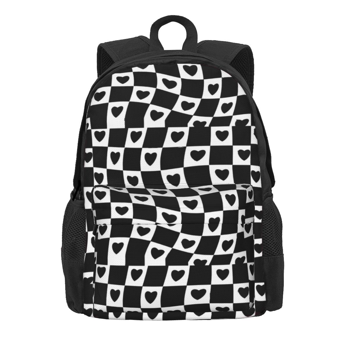 Ruitprint Rugzak Moderne Schakakbord Mode Rugzakken Meisje College Grote Schooltassen Kleurrijke Rugzak 36x32x10cm