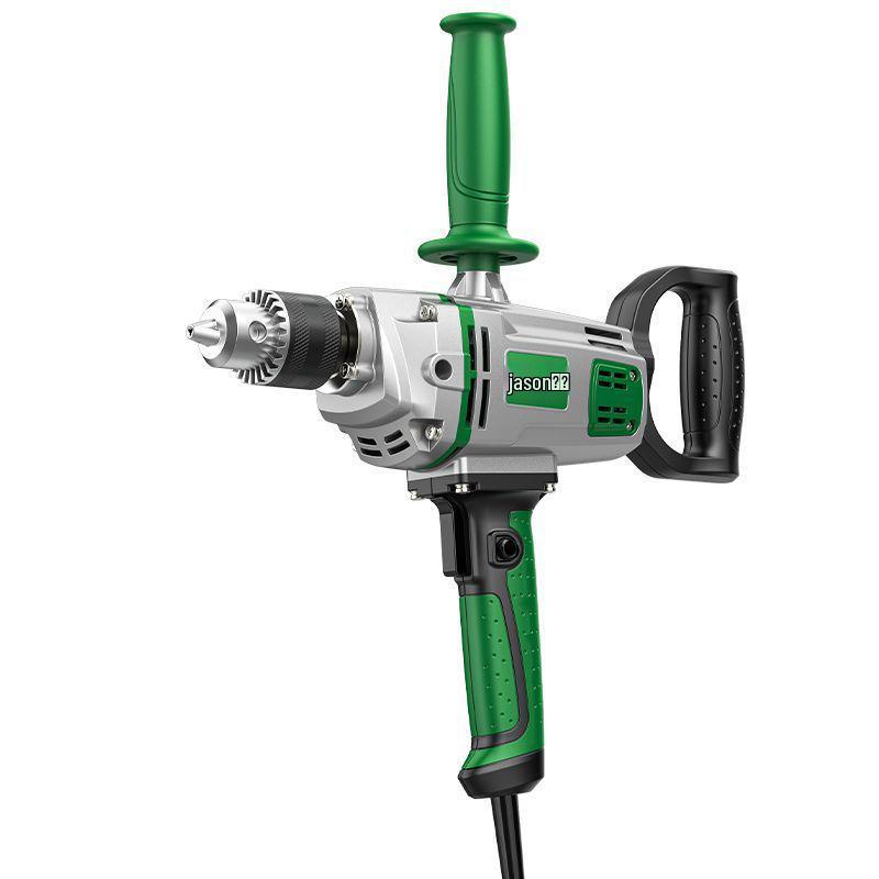 

Jiesheng 16mm Handheld Drill with Mixer Attachment, 1440W, Multi-functional High-Power Industrial Tool