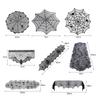 Halloween Style Horror Black Lace Table Cloth Elegant Dinning Tabletop Decoration For Home Hotel Shop