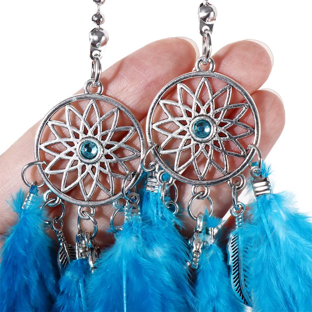 Car Ornament Handmade Decoration Home Dreamcatcher Wind Chimes Feather Car Pendant Dream Catcher