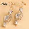 Statement Silver Jewelry for Women 1 Pair Flower Vase Earrings Women Retro Metal Hollow Shape Cool Atmospheric Earrings DIY Bouquets Floral