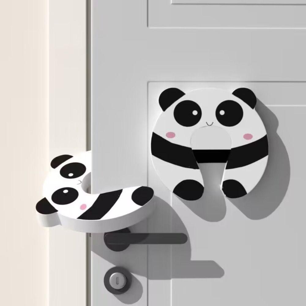 

Finger Protector Furniture Protection Card EVA Door Clip New Baby Safety Door Stop Door panda 2