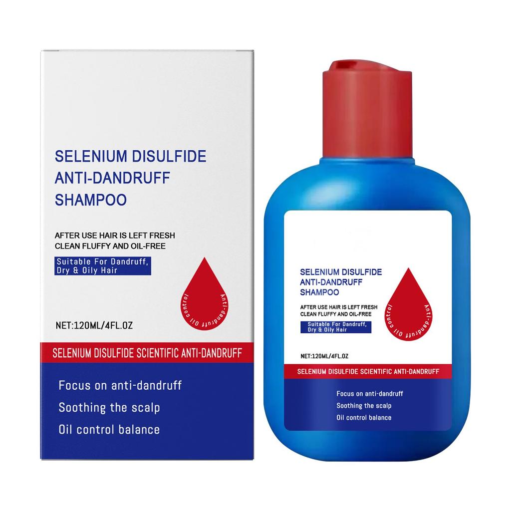Champú, Champú de Sulfuro de Selenio, Champú Control de Grasa Reduce el Exceso de Grasa para Hombres y Mujeres Refrescante, 120ml