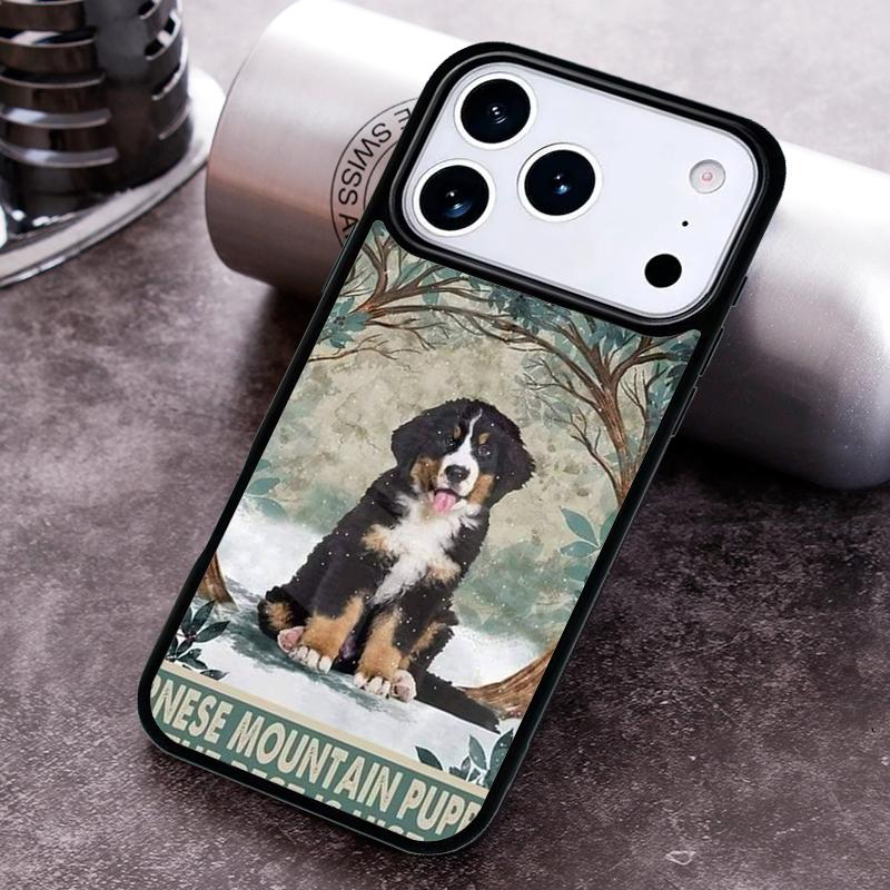 Berner Sennenhund Handyhülle Für iPhone 17 16 15 14 13 12 11 Pro Max Plus 17Air Weiche Silikonhülle