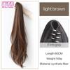 WTB Synthetic Ponytail Wig Female Micro-curly Long Hair High Ponytail Senior Natural Long Curly Hair Fake Braid