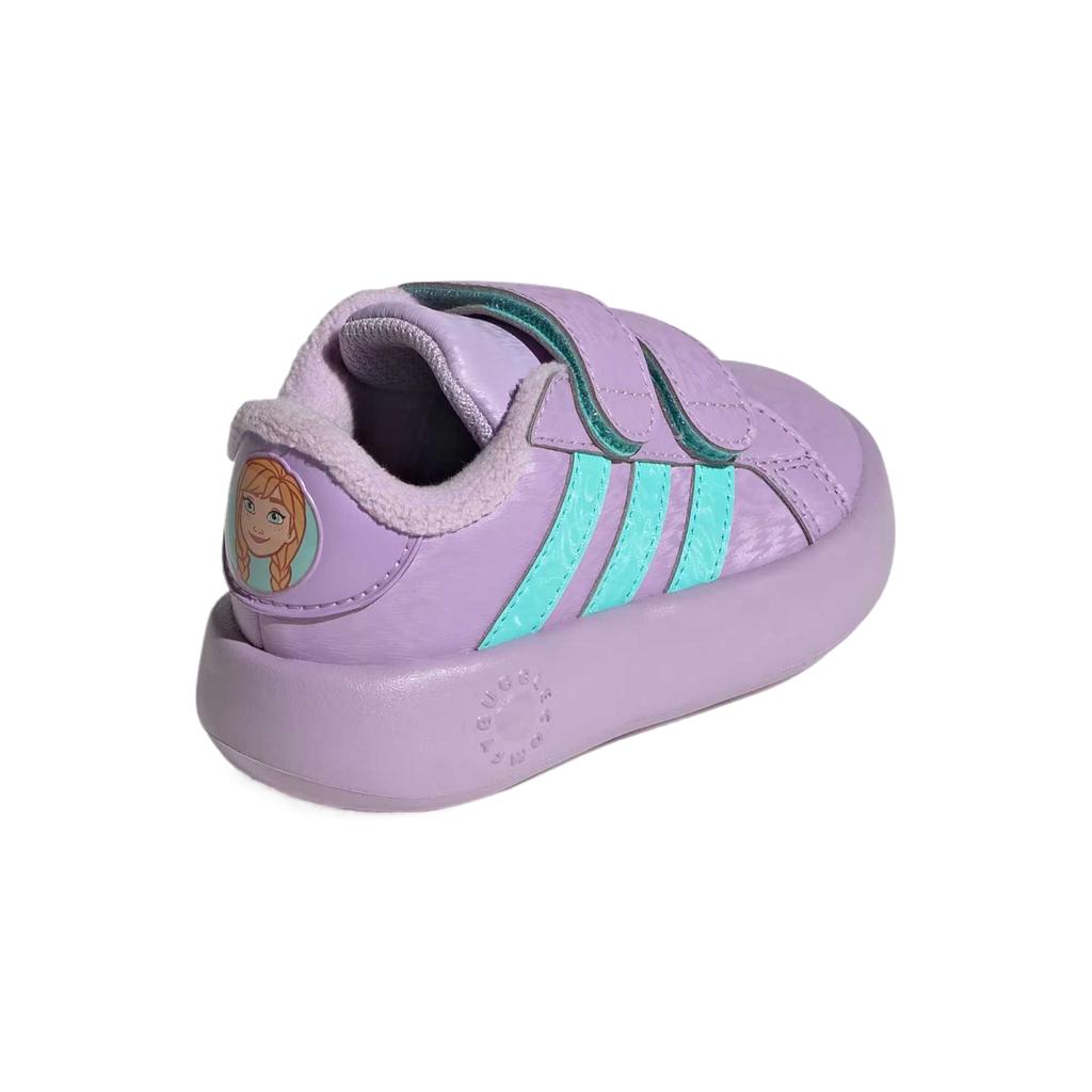 Adidas Disney X Grand Court Synthetic Leather Comfortable Color Block Walking Shoes Baby Shoes JR5630
