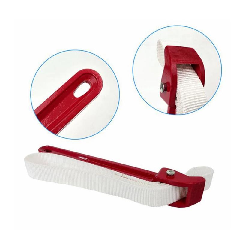 Oil Filter Handle Belt Strap Spanner Wrench Tool Aluminum Strap Wrench