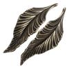2pcs Leaf Shaped Cabinet Handle Zinc Alloy Retro Drawer Pull For Home Furniture Wine Cabinet Door Knob Decorative Handle