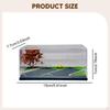 1/64 Diecast Car Display Case/Storage Case with Art Glass And Tree, Dustproof, Parking Lot Scene